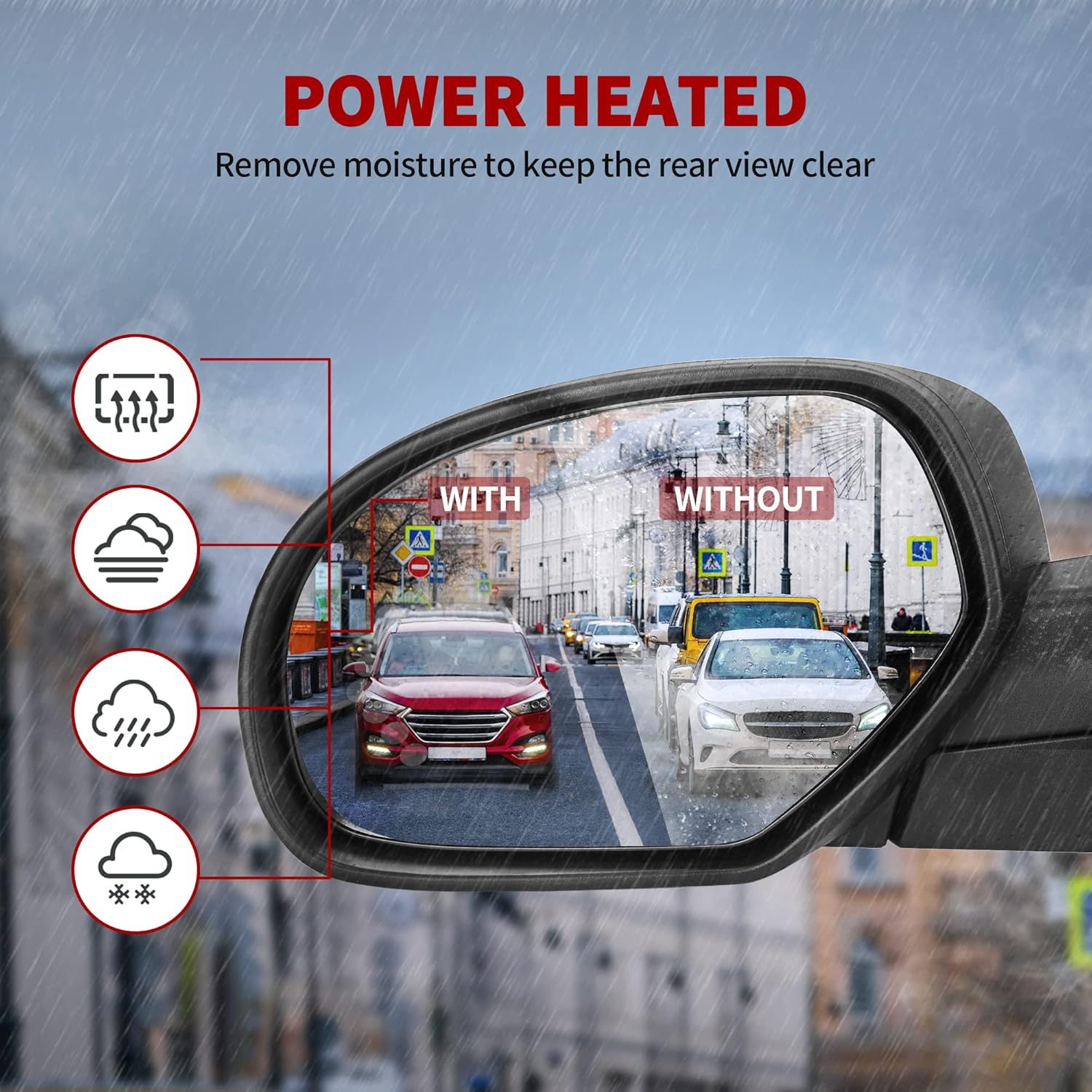 YITAMOTOR - Brandclub - YITAMOTOR Towing Mirrors Compatible
